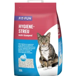 FIT+FUN Litière Pour Chat^Litière Hygiénique 30 l