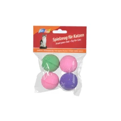 FIT+FUN Jouets Souris Et Balles Pour Chats|Jouets^Lot de 4 balles souples