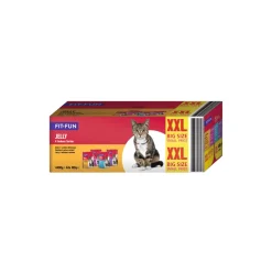 FIT+FUN Nourriture Humide^Multipack Jelly XXL 44x100 g 4 variétés différentes