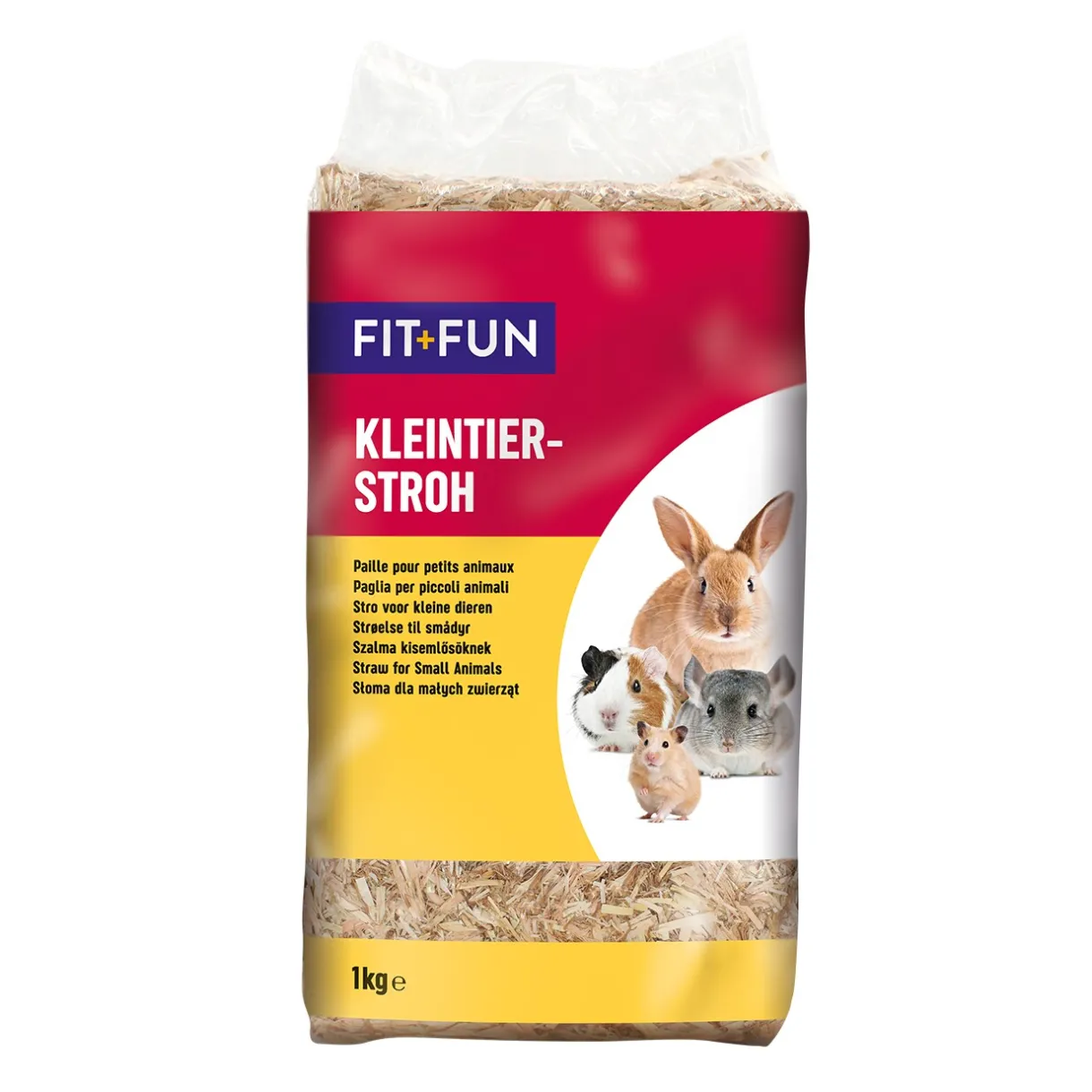 FIT+FUN Tout Dans Poules & Basse-Cour|Litière & Paille^Paille pour petits animaux 1 kg