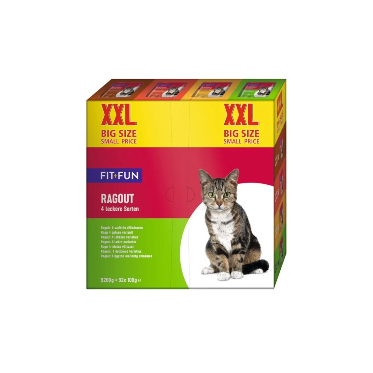 FIT+FUN Nourriture Humide^Ragout Multipack 92x100g