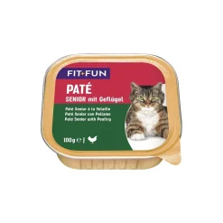 FIT+FUN Nourriture Humide^Senior Paté Volaille 16x100 g