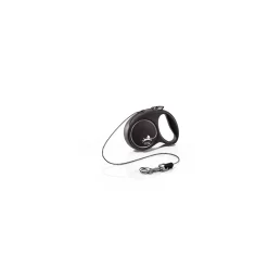Flexi Laisses|Promener Son Chiot^Corde Black Design noir XS, 3 m, 8 kg
