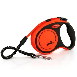 Flexi Laisses|Promener Son Chiot^XTREME Laisse à enrouleur orange/noir S, 5 m