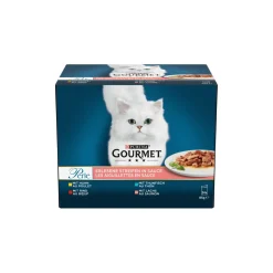 GOURMET Nourriture Humide^Perle Bandes exquises en sauce Mix 24 x 85 g