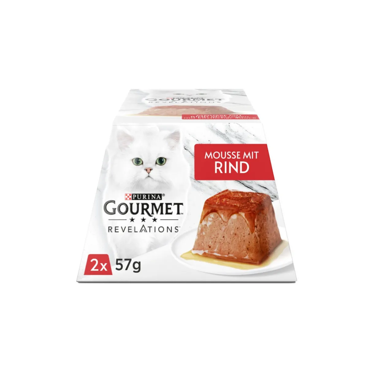 GOURMET Nourriture Humide^Revelations 12x2x57g Mousse au bœuf