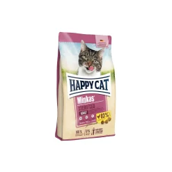 HAPPY CAT Croquettes Pour Chat^Minkas Croquettes pour Chat Adulte, Stérilisé, Volaille 1,5 kg