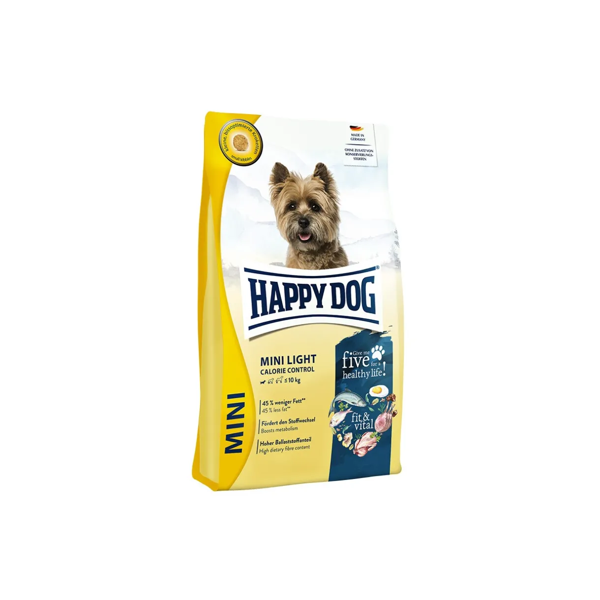 HAPPY DOG Croquettes^fit & vital Croquettes Chien Adulte, Mini Light 800 g