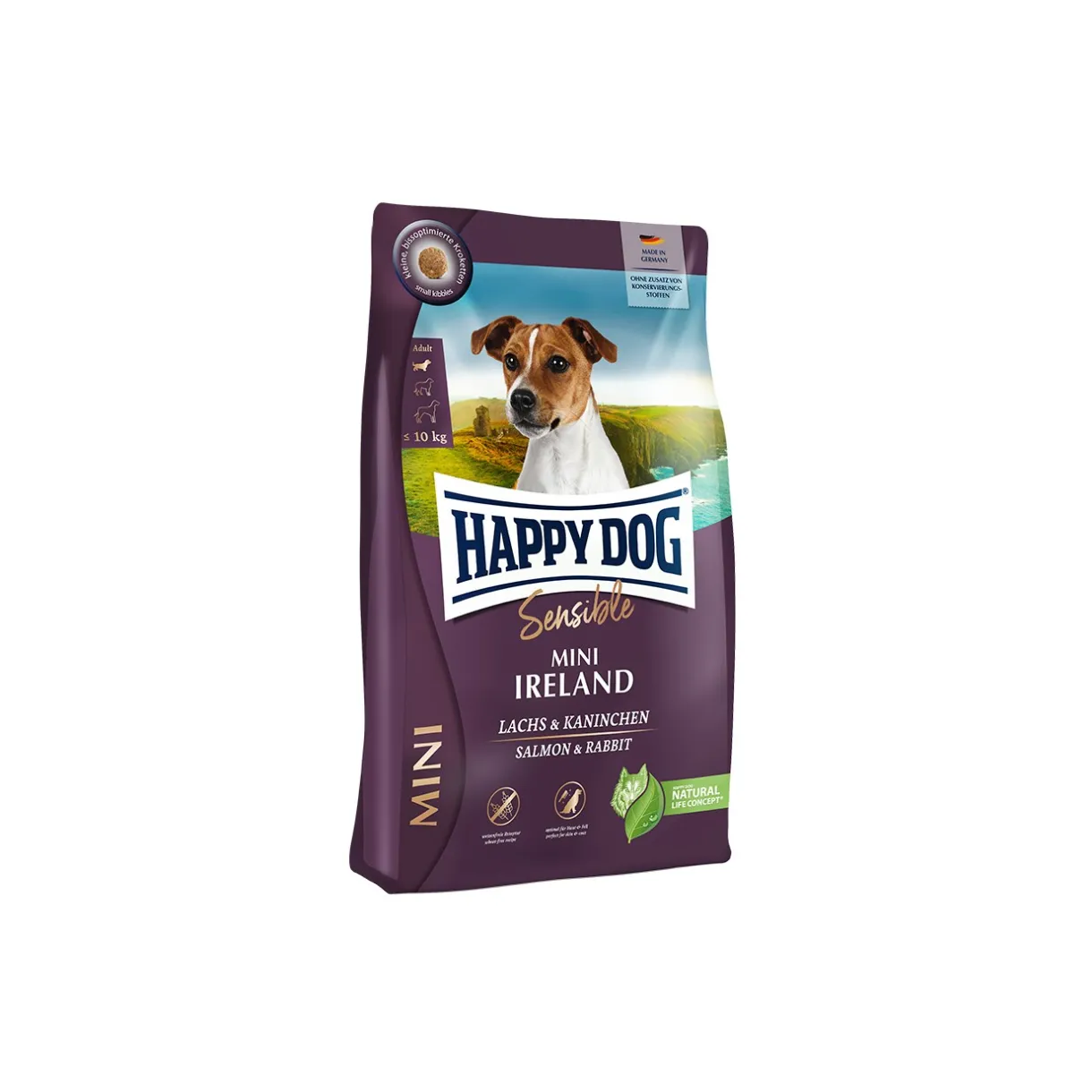 HAPPY DOG Croquettes^Sensible Croquettes Chien Adulte, Mini Irlande 800 g