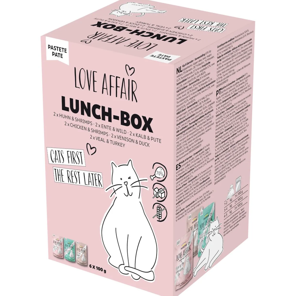 HARDYS Nourriture Humide^Nourriture humide Love Affair pour chat lunchbox x6