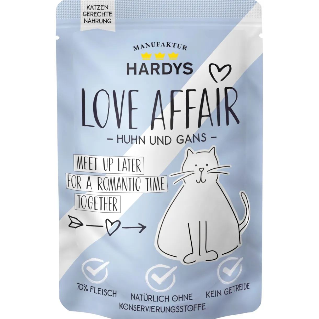 HARDYS Nourriture Humide^Nourriture humide Love Affair pour chat Poulet et oie 12x100 g