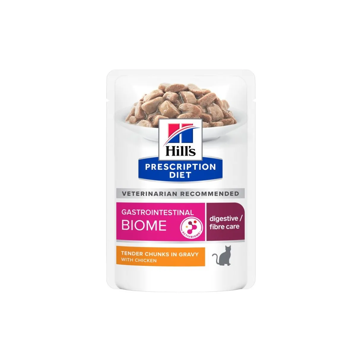Hill's Alimentation Diététique|Nourriture Diététique Chat^Prescription Diet Gastrointestinal Biome au poulet 12x85g