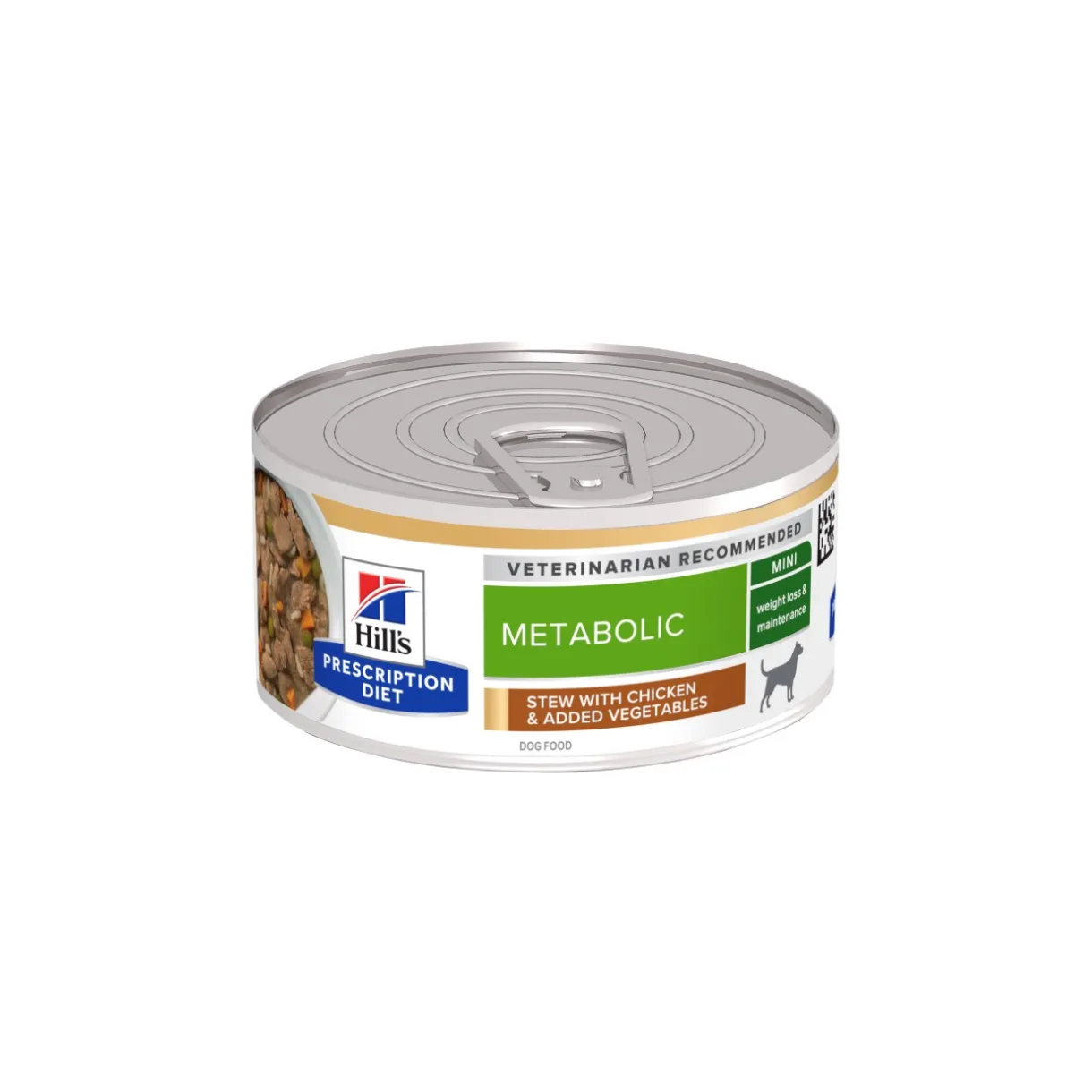 Hill's Nourriture Diététique Chien|Nourriture Humide^Prescription Diet Metabolic Ragoût au Poulet et aux Légumes ajoutés 24 x 156 g