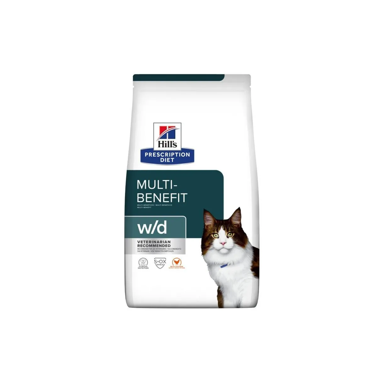 Hill's Alimentation Diététique|Nourriture Diététique Chat^Prescription Diet w/d Digestive/Weight Management 3kg