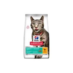 Hill's Croquettes Pour Chat^Science Plan Adult Perfect Weight avec du poulet 2,5 kg