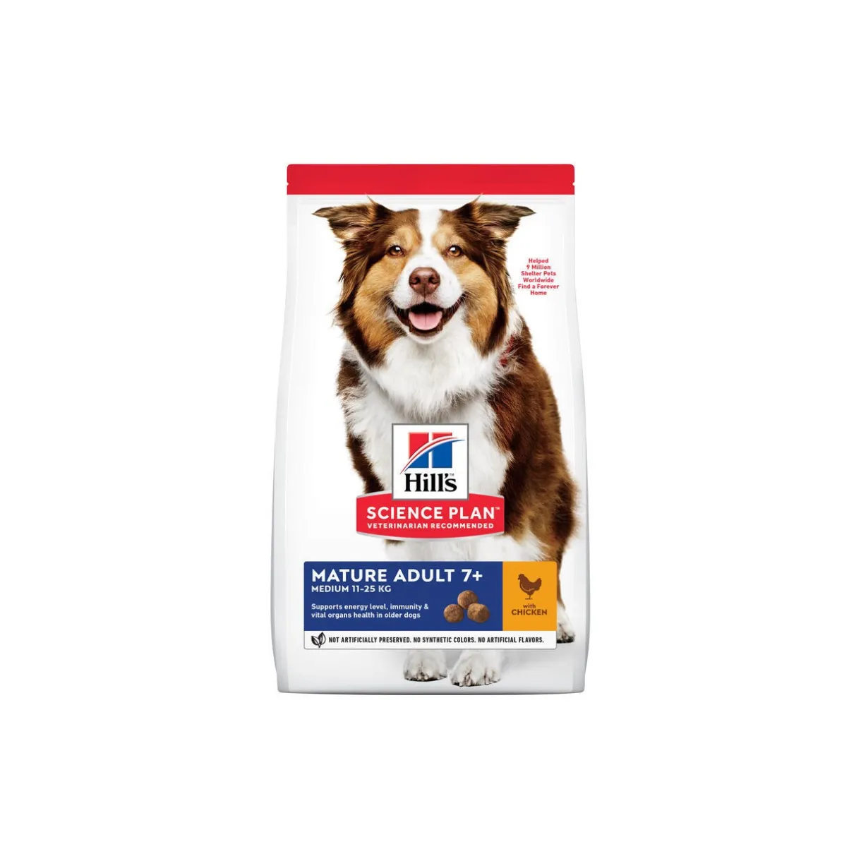 Hill's Croquettes^Science Plan Mature Adult chien âgé Poulet 14 kg