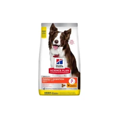 Hill's Friandises|Croquettes^Science Plan Perfect Digestion Medium Adult au poulet et au riz 14 kg