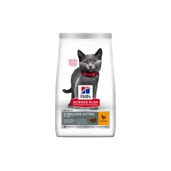 Hill's Croquettes Pour Chat|Nourriture^Science Plan Sterilised Kitten poulet 3 kg