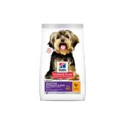 Hill's Croquettes^Science Sensitive & Skin pour chiens de petite taille 1,5 kg