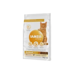 IAMS Croquettes Pour Chat^Vitality Adult anti-boules de poils Poulet 10 kg