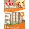 8in1 Friandises^Delights Twisted Sticks Poulet 35 pcs