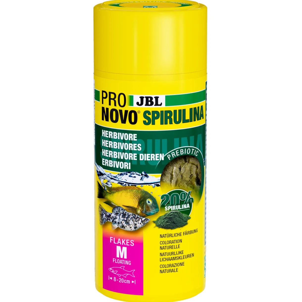 JBL Nourriture Principale^PRONOVO Spirulina Flakes M 250ml