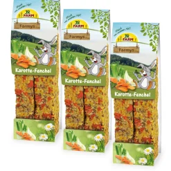 JR Farm Friandises^Farmy’s fenouil carotte 3x160g