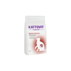 KATTOVIT Régime Rénal|Croquettes Pour Chat^Feline Croquettes Chat régime rénal 4 kg