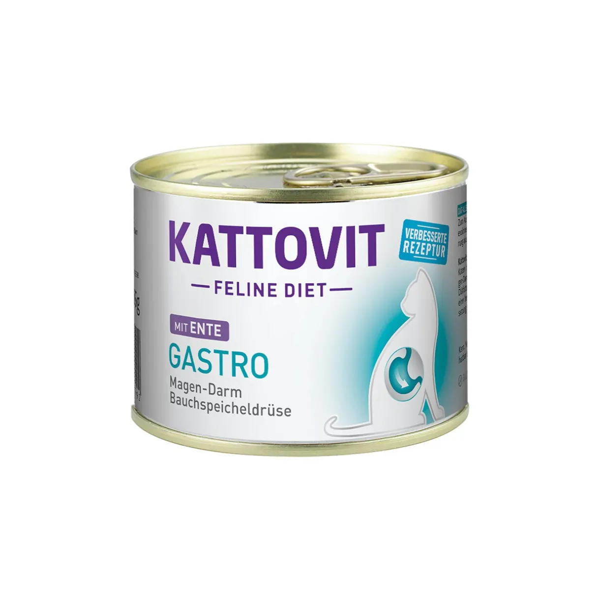 KATTOVIT Alimentation Diététique|Nourriture Diététique Chat^Feline Diet Gastro Canard 12x185 g