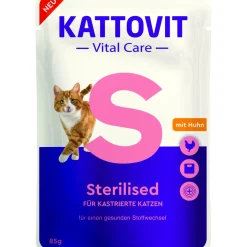 KATTOVIT Nourriture Humide|Problèmes Urinaires^Vital Care Sterilised 24x85g