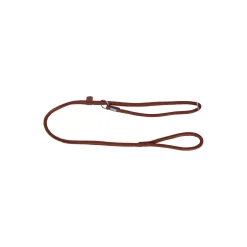 Kerbl Laisses^Laisse à enrouleur en cuir rond de Roman cognac 170 cm, 8 mm