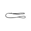 Kerbl Laisses^Laisse à enrouleur en cuir ronde , Roma noire 170 cm, 8 mm