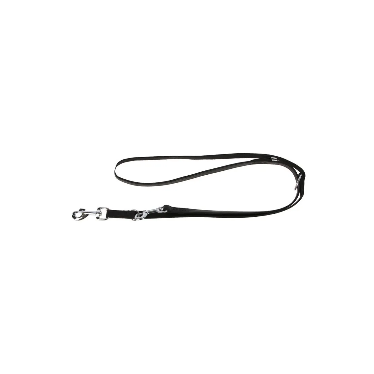 Kerbl Laisses^Laisse VEGAS, noire, boucle ouvrable 22 mm 240 cm