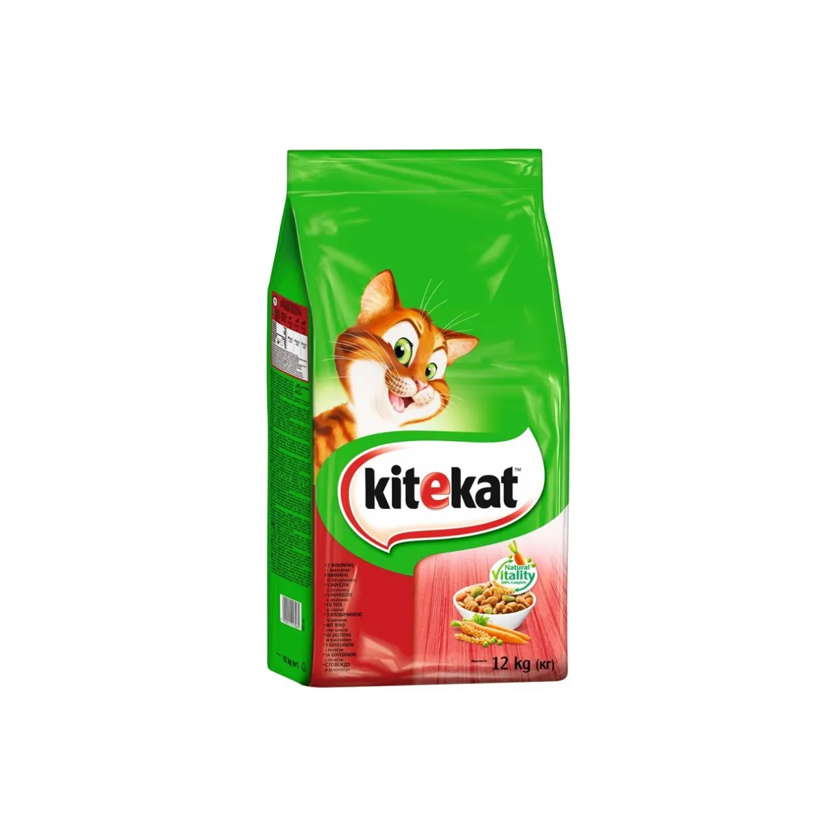 Kitekat Croquettes Pour Chat^12 kg Bœuf et légumes