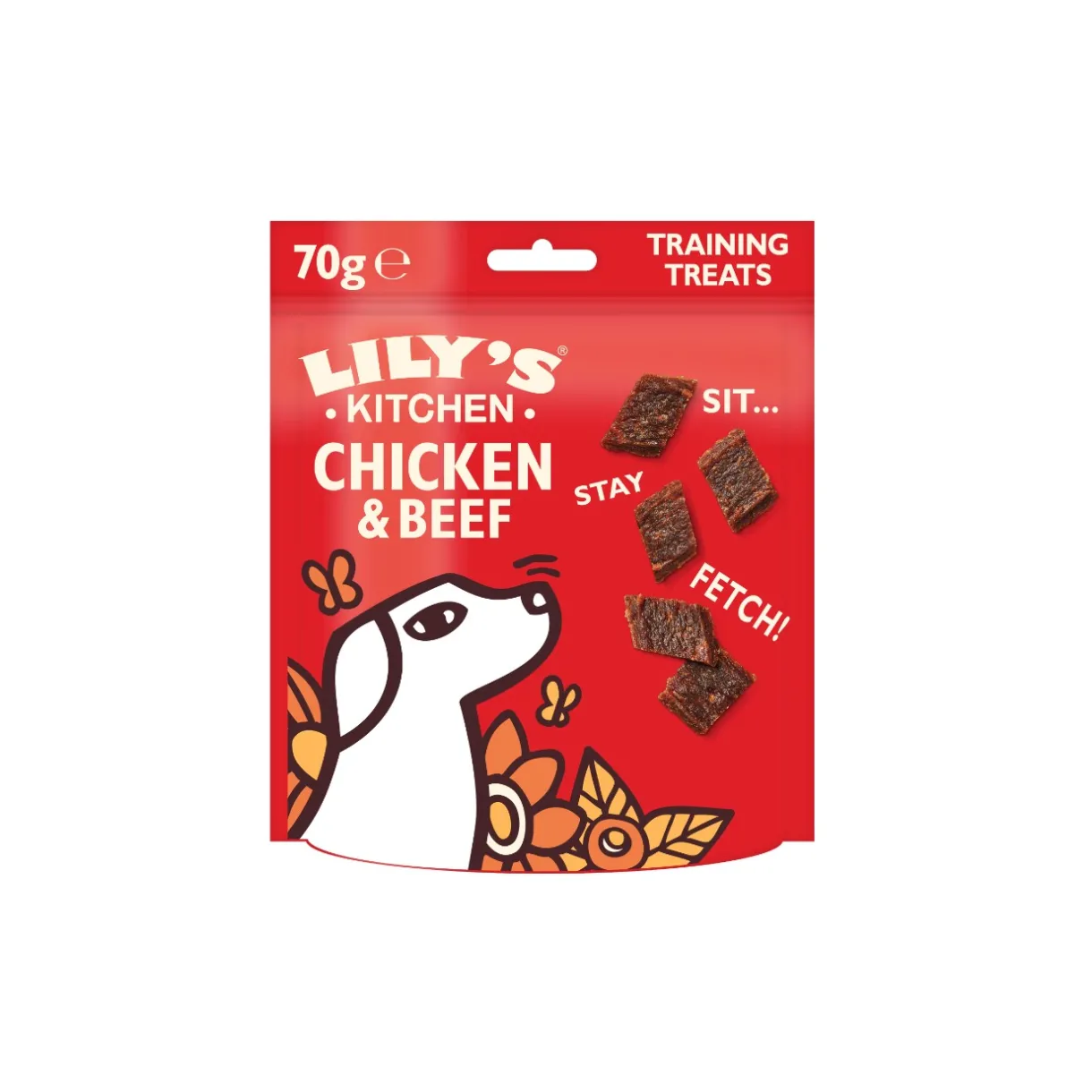 LILY'S KITCHEN Friandises^Friandises d'entraînement pour chiens adultes Poulet & Bœuf 70 g