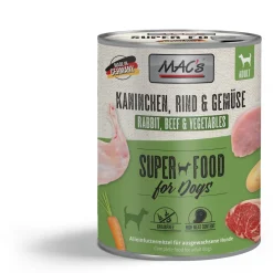 MAC's Nourriture Humide^Nourriture humide pour chien MAC Adult Lapin et légumes 6x800 g