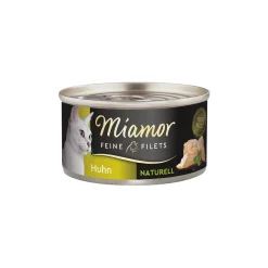Miamor Nourriture Humide^Feine Filets Naturelle dans leur jus Pur poulet 24x80 g