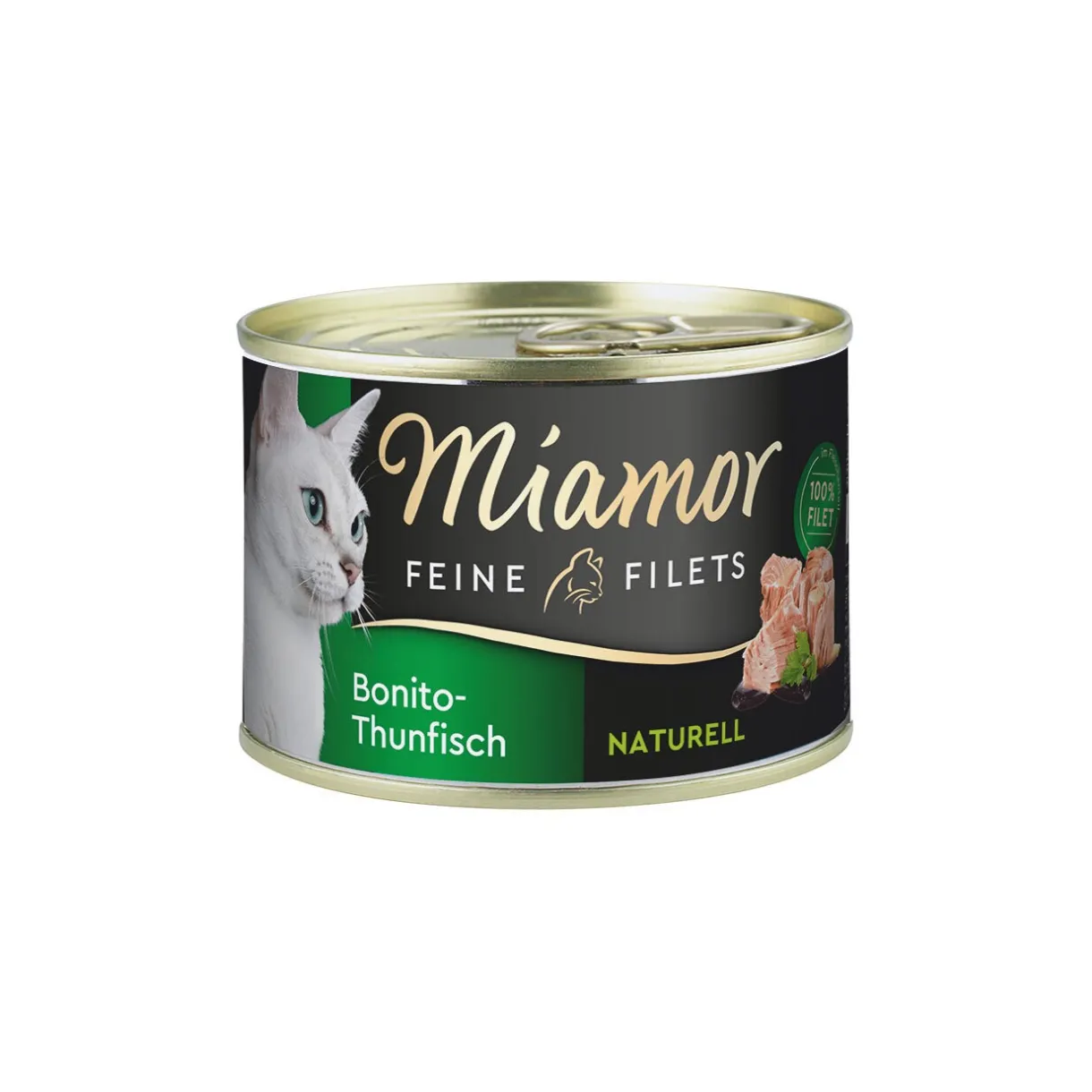 Miamor Nourriture Humide^Feine Filets Naturelle Thon Bonito 12x156 g