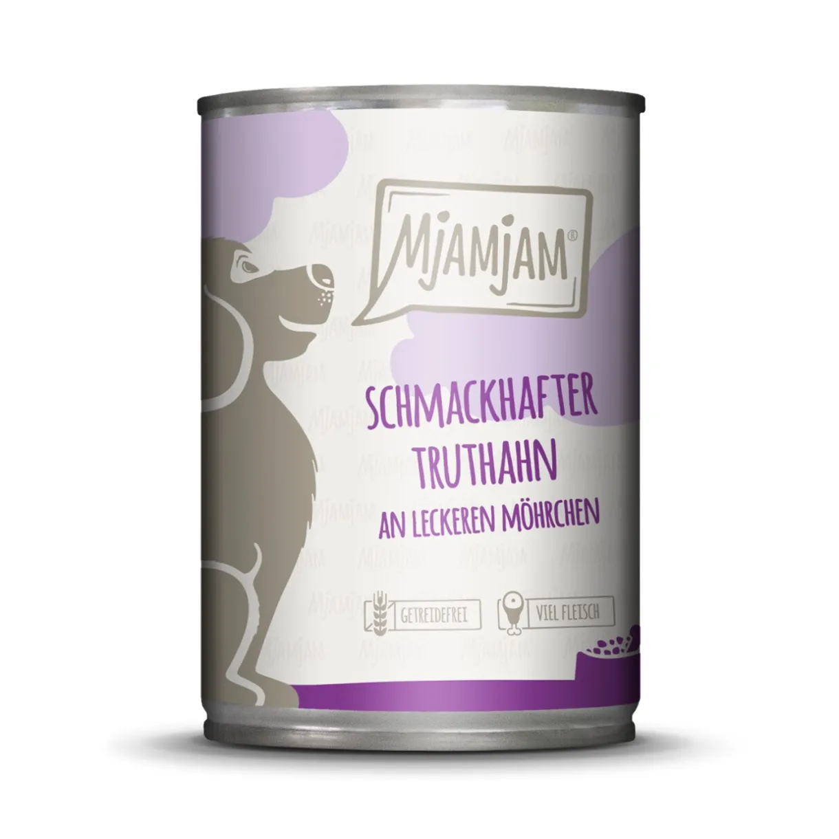 MjAMjAM Nourriture Humide^Adultes Dinde et petites carottes 6x400 g