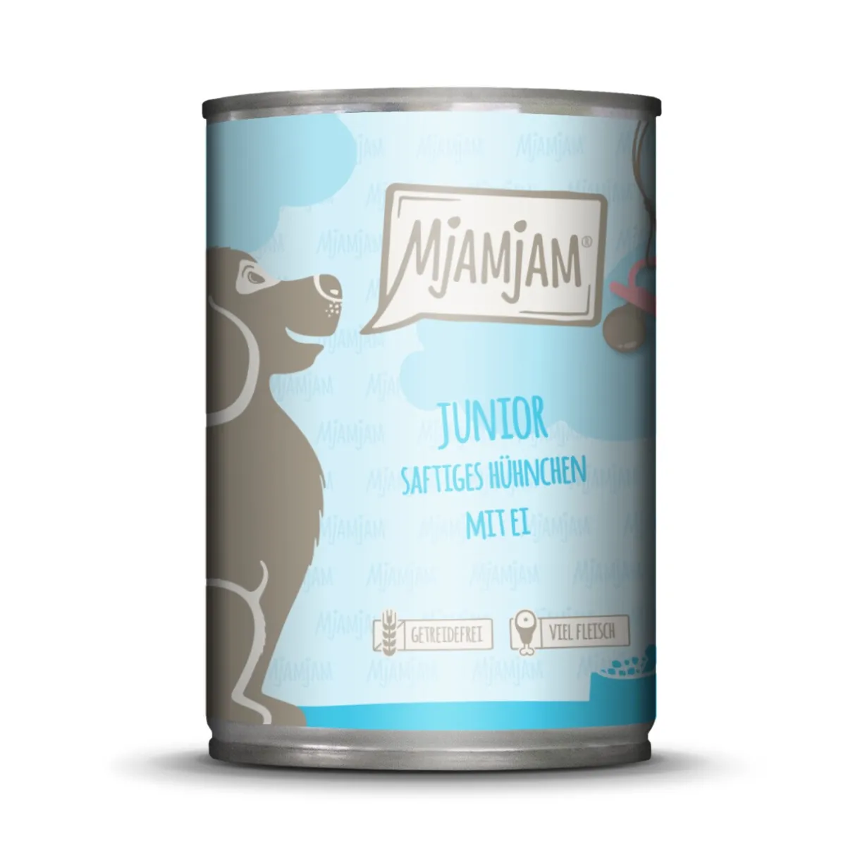 MjAMjAM Nourriture Humide|Nourriture^Junior poulet juteux à l’œuf 6 x 400 g