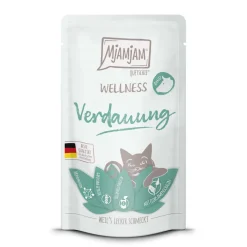MjAMjAM Nourriture Humide^nourriture humide pour chat adulte, digestion bien-être 12x125 g Bœuf