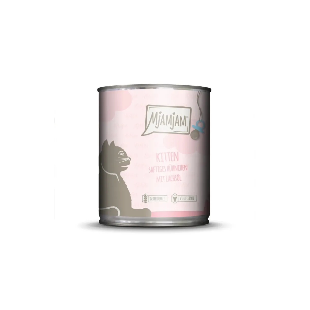 MjAMjAM Nourriture Humide|Nourriture^nourriture humide pour chaton, poulet avec huile de saumon 6x800 g