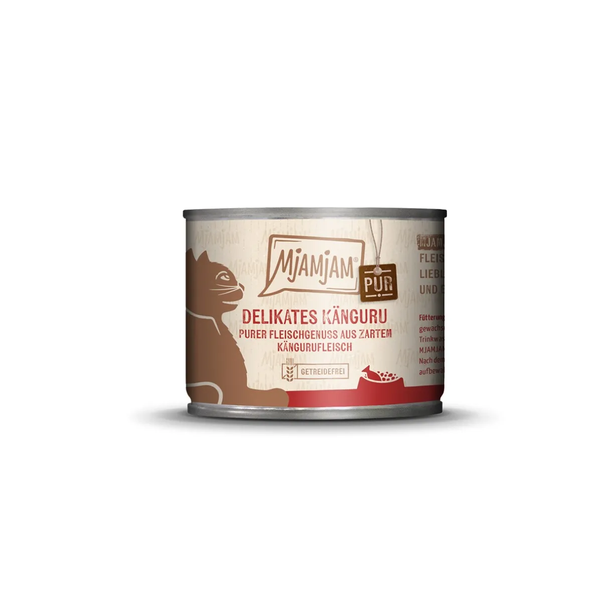 MjAMjAM Nourriture Humide^nourriture humide pour chat adulte, pur plaisir de viande 6x200 g Kangourou