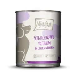 MjAMjAM Nourriture Humide^6x800 g Dinde et petites carottes 6x800 g