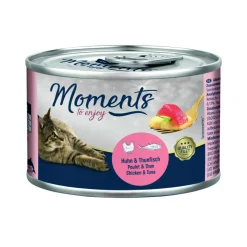 MOMENTS Nourriture Humide^Adult Poulet et thon 6x140 g