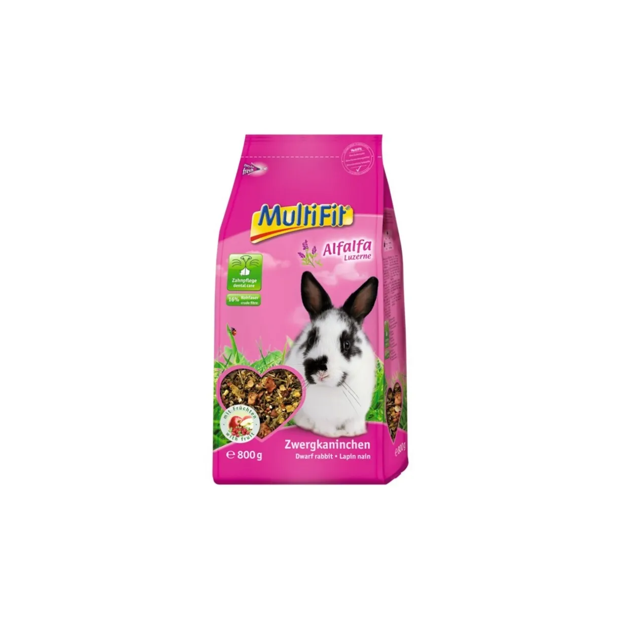 MultiFit Lapins Nains|Nourriture Principale^à l’alfalfa pour lapins nains 800 g