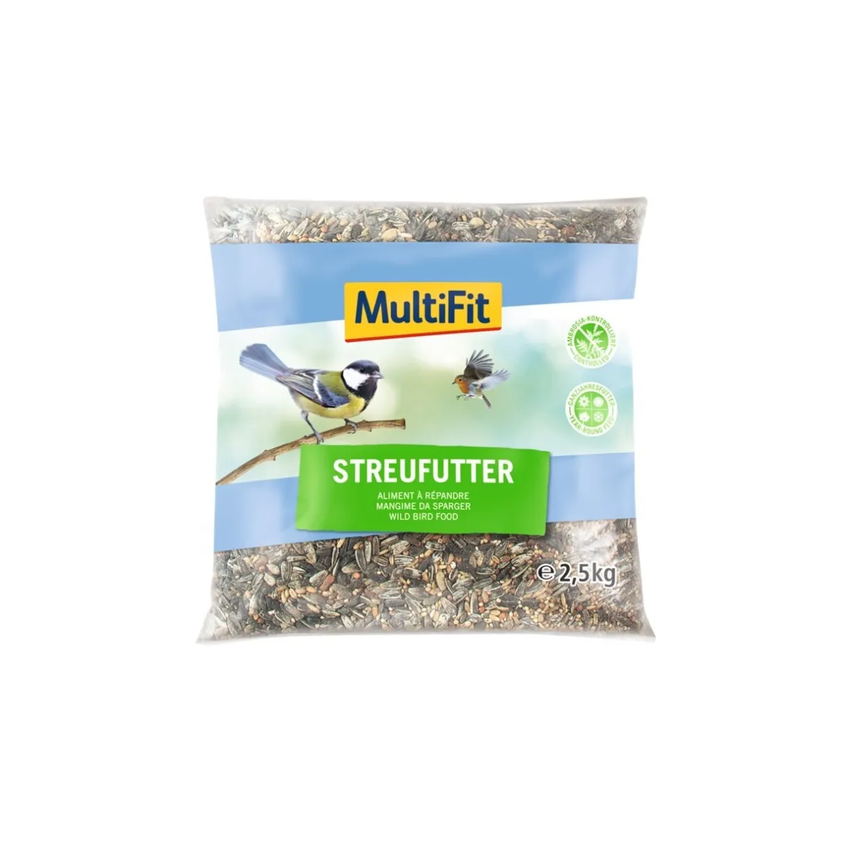 MultiFit Nourriture Pour Oiseaux Du Ciel|Nourriture Pour Oiseaux Sauvages^Aliment à répandre 2,5 kg