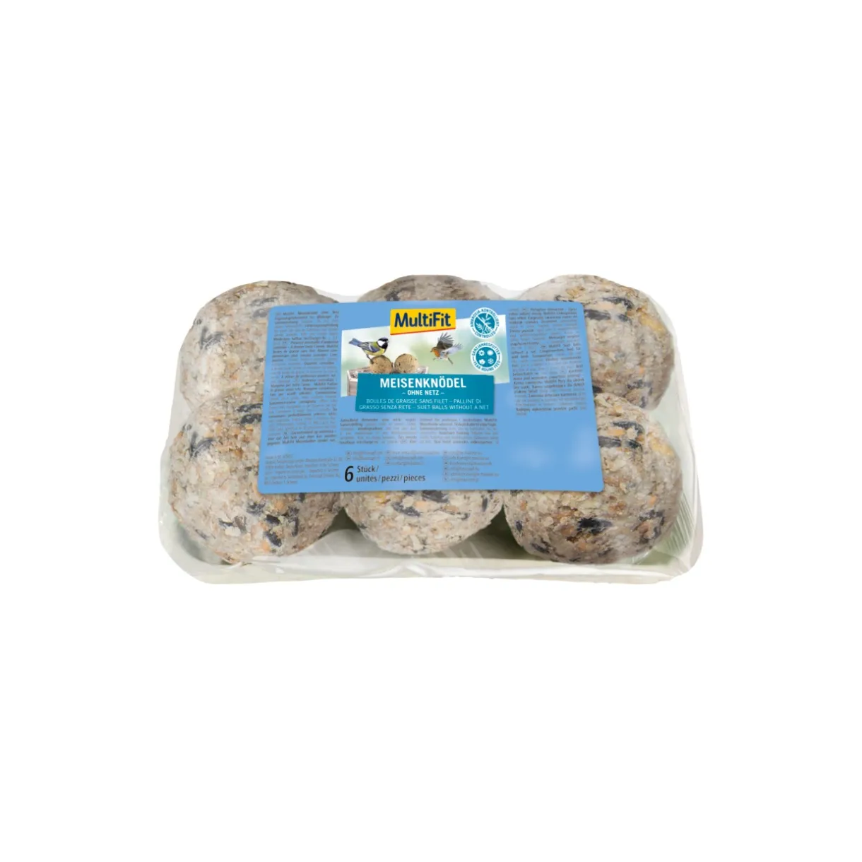MultiFit Boules De Graisse|Boule De Graisse^Boules de mésanges 6 pces. 500g 1 pcs