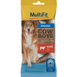 MultiFit Friandises^Chaînes de saucisses Cowboys 4 x 60 g Bœuf