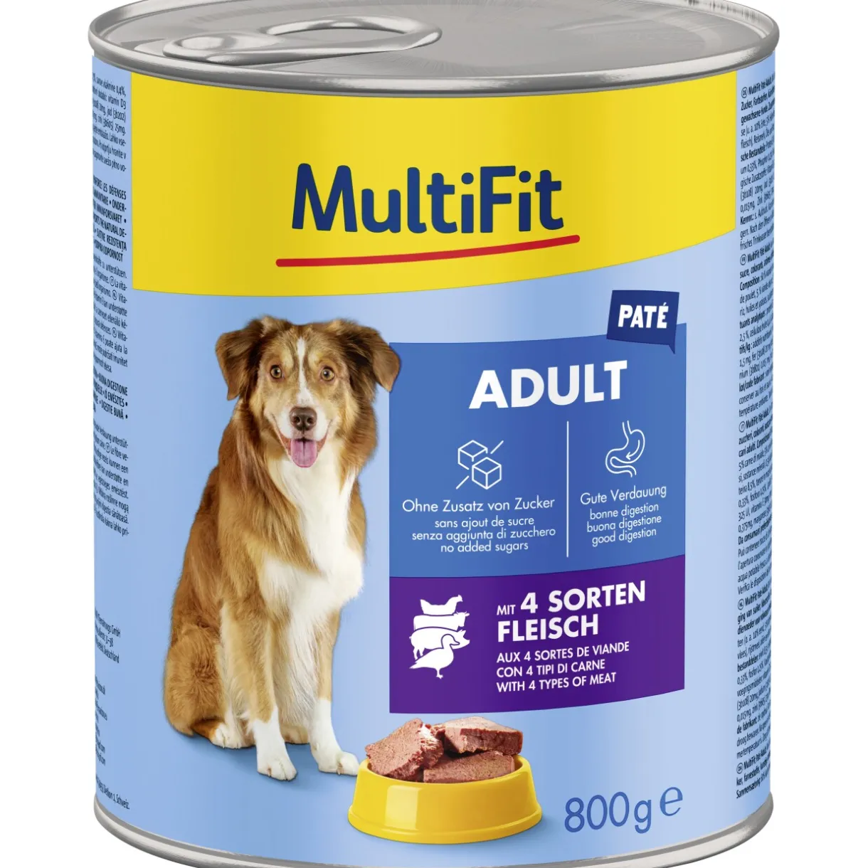 MultiFit Nourriture Humide^Chunks en paté 6x800 g